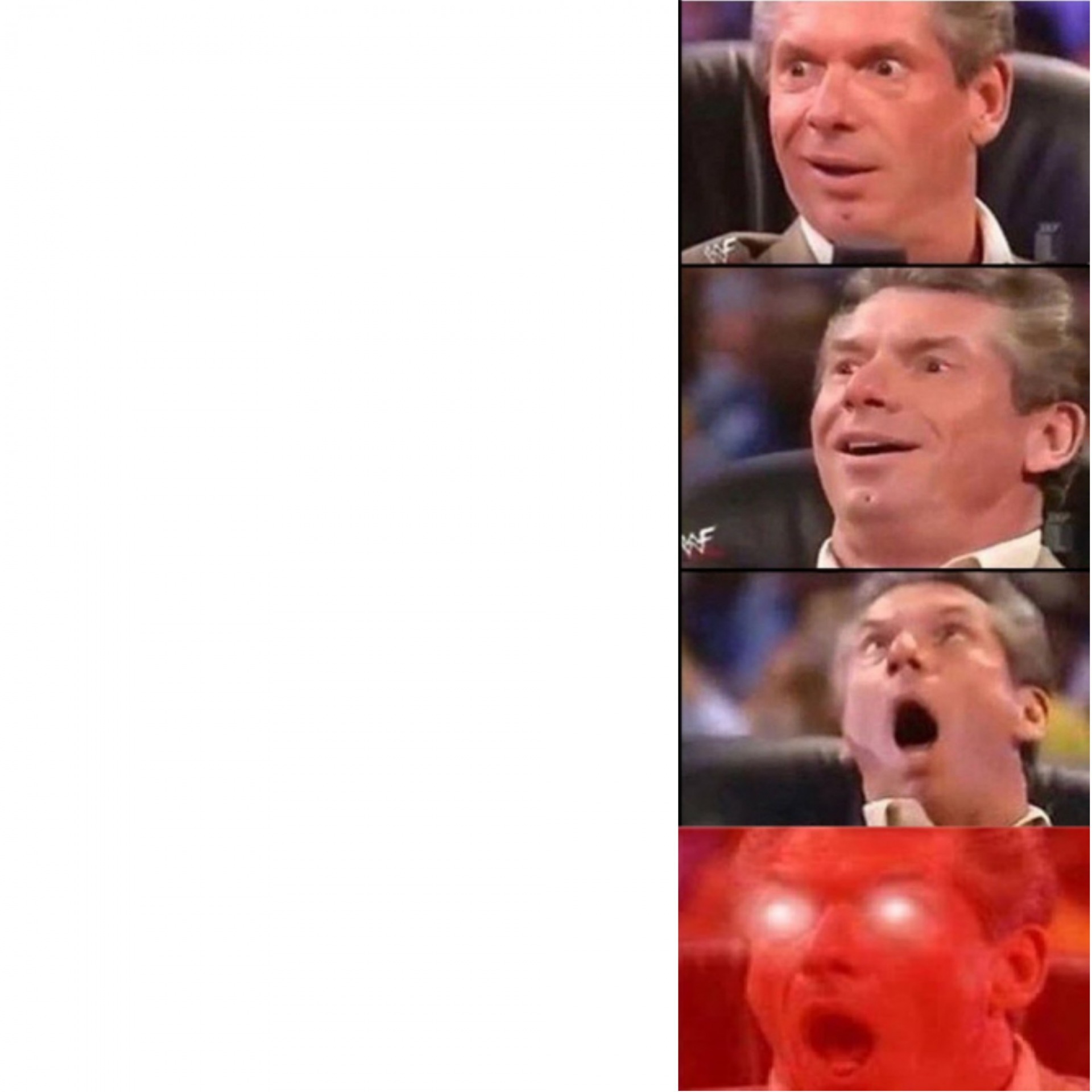 High Quality Vince McMahon Blank Meme Template