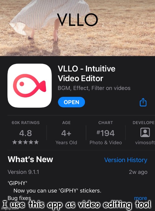 I use this app as video editing tool | made w/ Imgflip meme maker