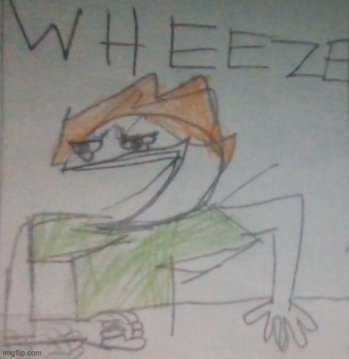WHEN THE HELL DID I DRAW THIS LMBO (Pico Wheeze) | image tagged in pico | made w/ Imgflip meme maker