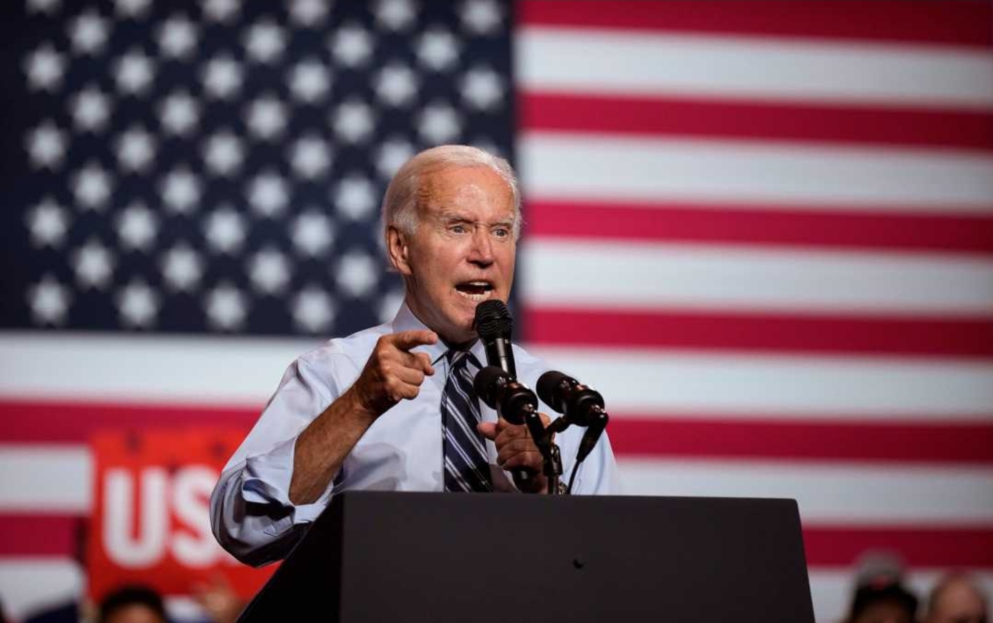 High Quality Biden acting tough Blank Meme Template