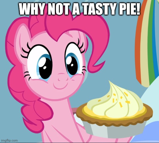 WHY NOT A TASTY PIE! | made w/ Imgflip meme maker