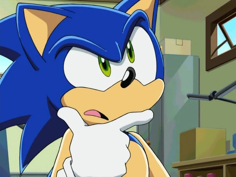 High Quality sonic confused Blank Meme Template