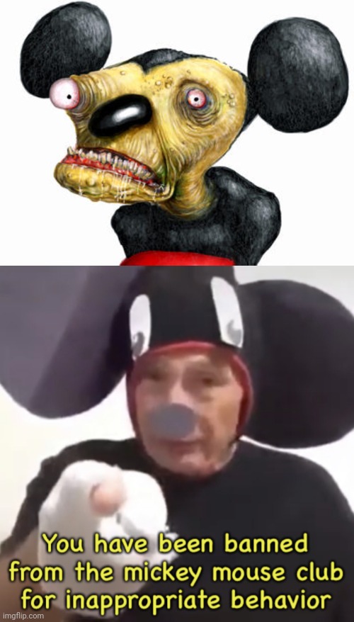 Cursed Mickey Mouse | image tagged in banned from the mickey mouse club,cursed image,mickey mouse,memes,meme,cursed | made w/ Imgflip meme maker
