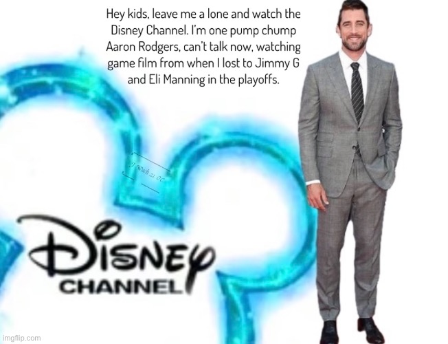 image tagged in nfl,disney,football,green bay packers,disney channel | made w/ Imgflip meme maker