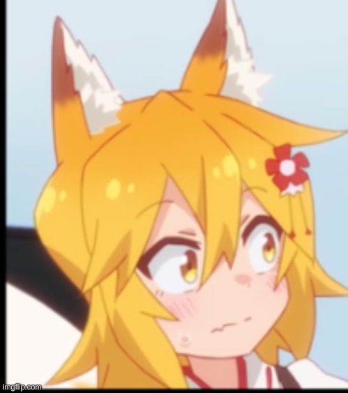 Fox girl disturbed | image tagged in fox girl disturbed | made w/ Imgflip meme maker