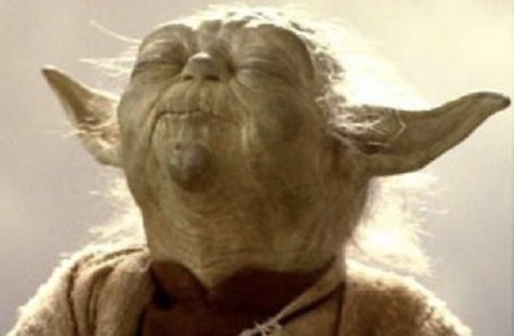 High Quality Yoda sniff Blank Meme Template