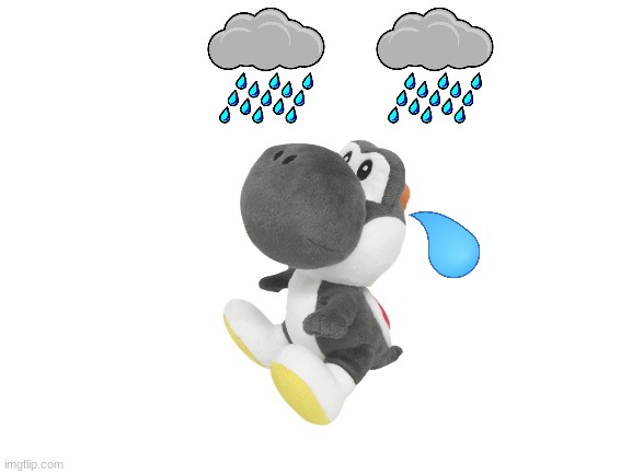 New Template | image tagged in blank white template,new template,black yoshi sad | made w/ Imgflip meme maker