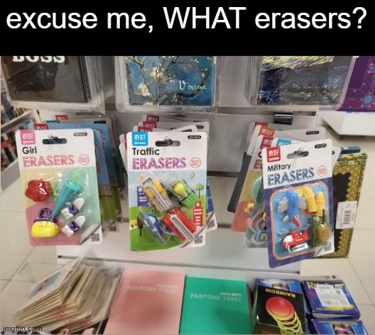 excuse me | excuse me, WHAT erasers? | image tagged in wait what | made w/ Imgflip meme maker