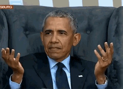 Barack Obama shrug Blank Meme Template