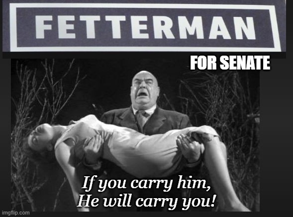 Look! It's TOR JOHNSON for Senate! | FOR SENATE; If you carry him,
He will carry you! | image tagged in political meme,conservatives,pennsylvania | made w/ Imgflip meme maker
