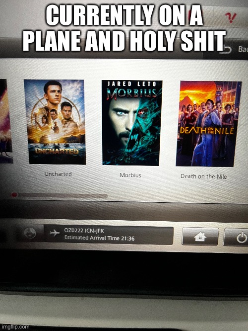 CURRENTLY ON A PLANE AND HOLY SHIT | made w/ Imgflip meme maker