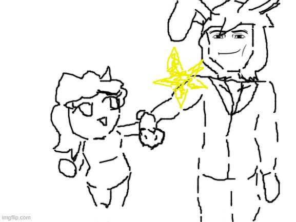 i drew this with a mouse | image tagged in elfiya has the best character designs | made w/ Imgflip meme maker