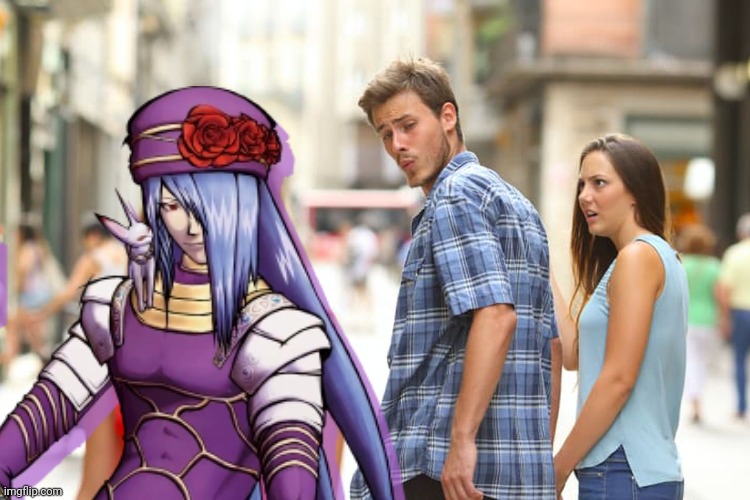 A type of beauty he hasn't encountered before. | image tagged in distracted boyfriend,endrance,egg,femboy | made w/ Imgflip meme maker