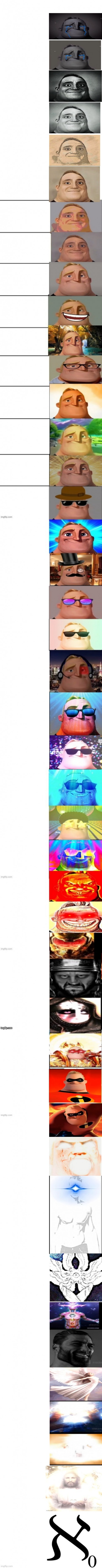 High Quality Mr. Incredible becoming canny Sapphire-extended Blank Meme Template