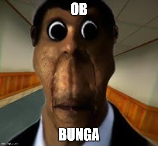 obbobnunboungabunoga | OB; BUNGA | image tagged in obunga | made w/ Imgflip meme maker