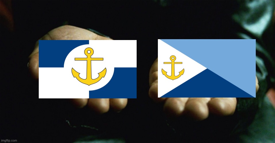 Which flag would you think fits the Fletcher_Stream? | image tagged in red pill blue pill,pick,flag | made w/ Imgflip meme maker