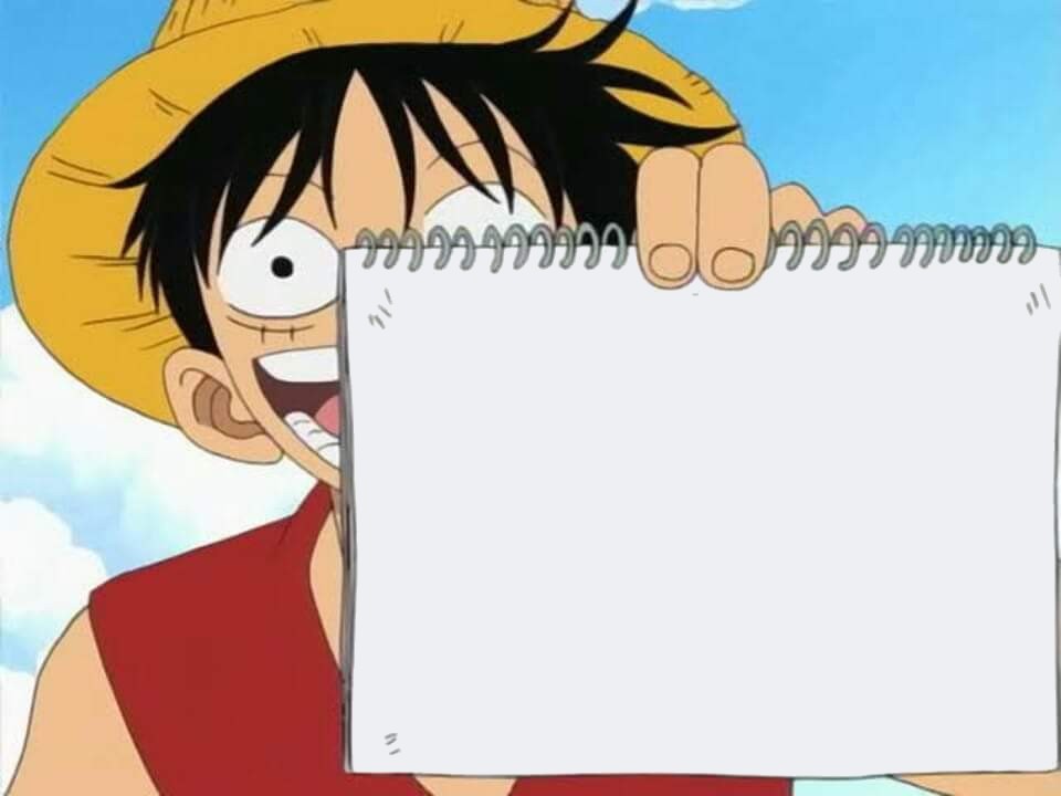 High Quality Luffy Blank Meme Template