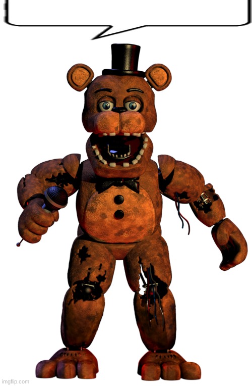 Withered Freddy Fazbear | image tagged in withered freddy fazbear,fnaf,five nights at freddys,five nights at freddy's | made w/ Imgflip meme maker
