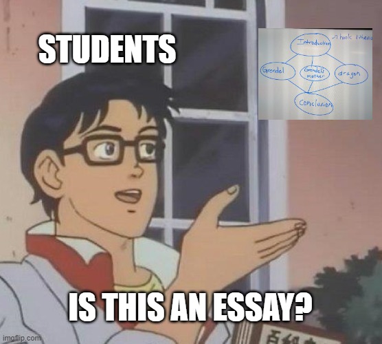 is this essay | STUDENTS; IS THIS AN ESSAY? | image tagged in memes,is this a pigeon | made w/ Imgflip meme maker