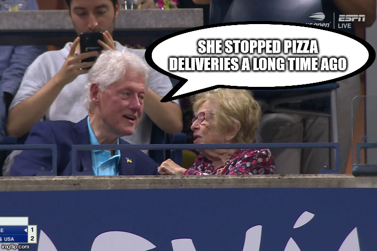SHE STOPPED PIZZA DELIVERIES A LONG TIME AGO | made w/ Imgflip meme maker