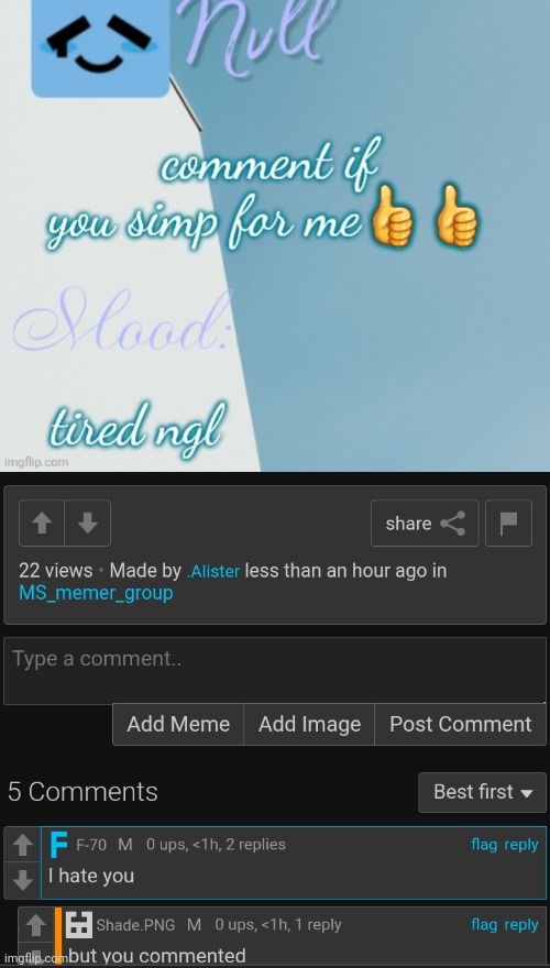 posting more old screenshots | made w/ Imgflip meme maker