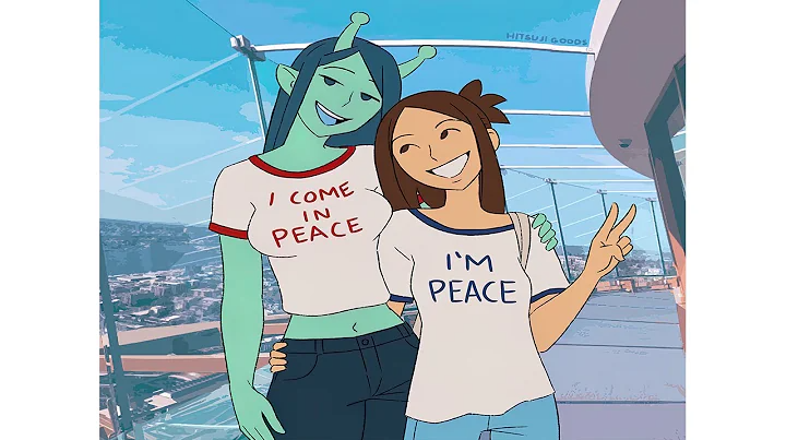 alien lesbian comming in peace Blank Meme Template