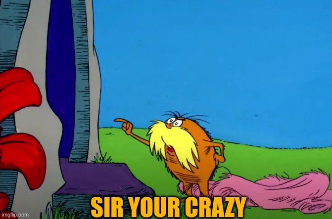 sir your crazy | SIR YOUR CRAZY | image tagged in sir your crazy | made w/ Imgflip meme maker