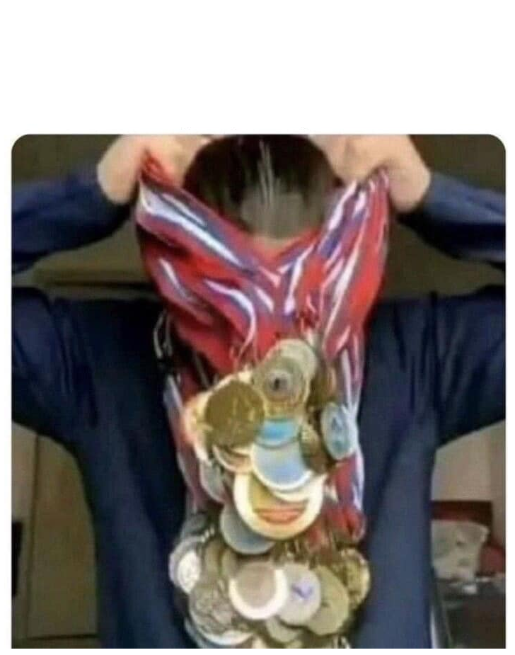 High Quality Medals Blank Meme Template