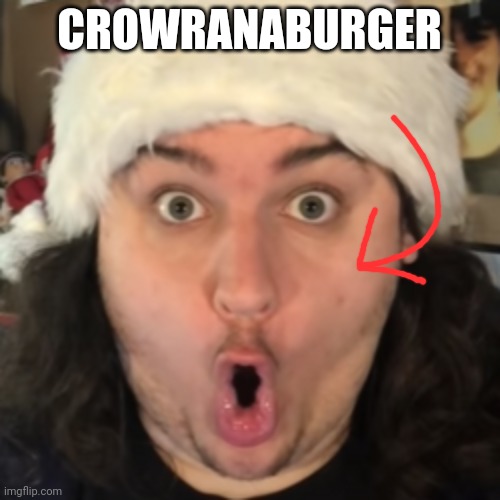 CrowRanaBurger | CROWRANABURGER | image tagged in crowranaburger | made w/ Imgflip meme maker