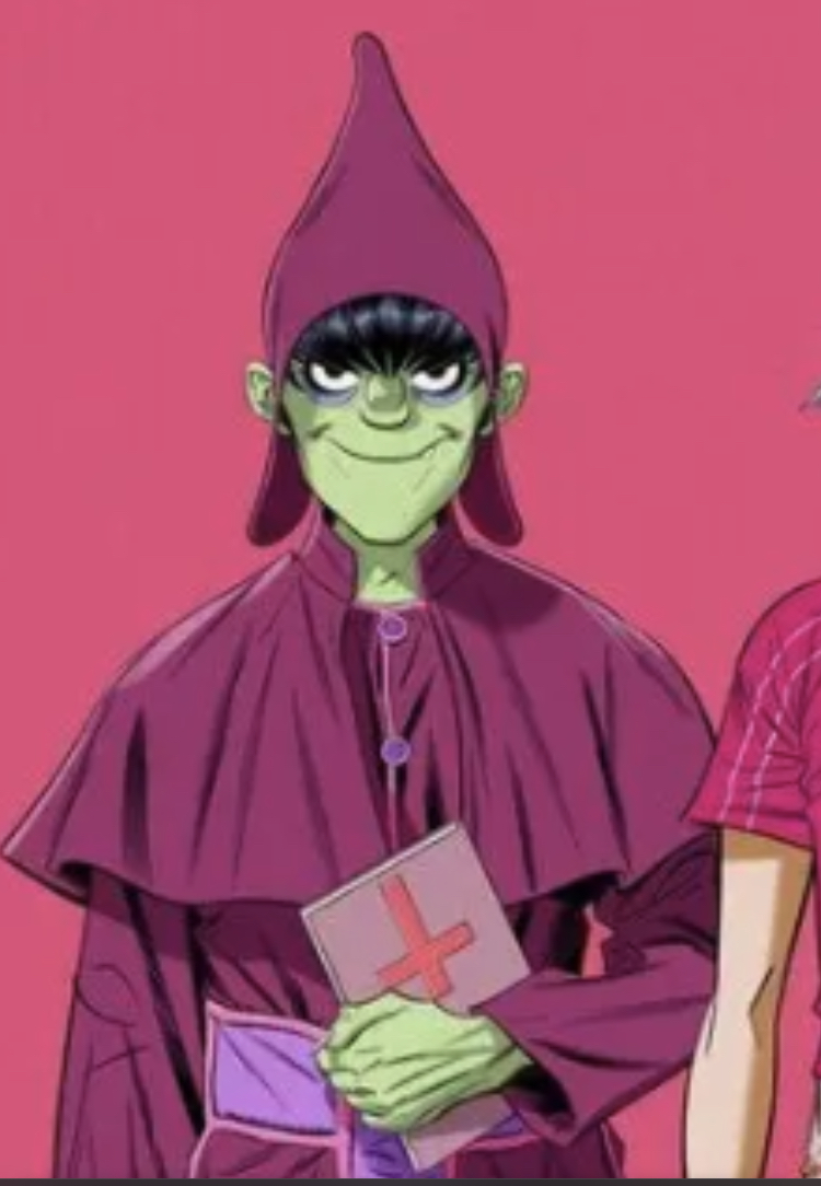 murdoc pink Blank Meme Template