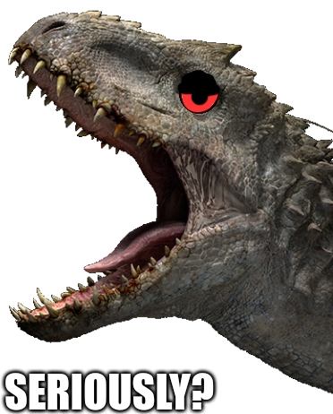 High Quality Disappointed Indominus Rex Blank Meme Template