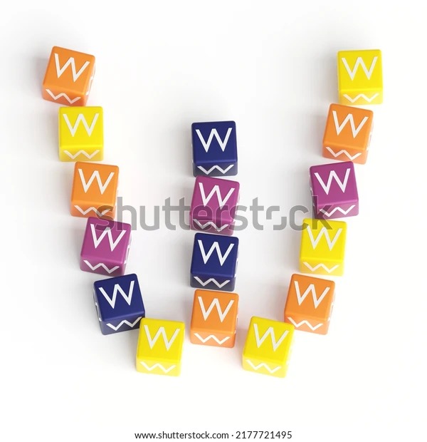 W blocks in the shape of a W Blank Meme Template