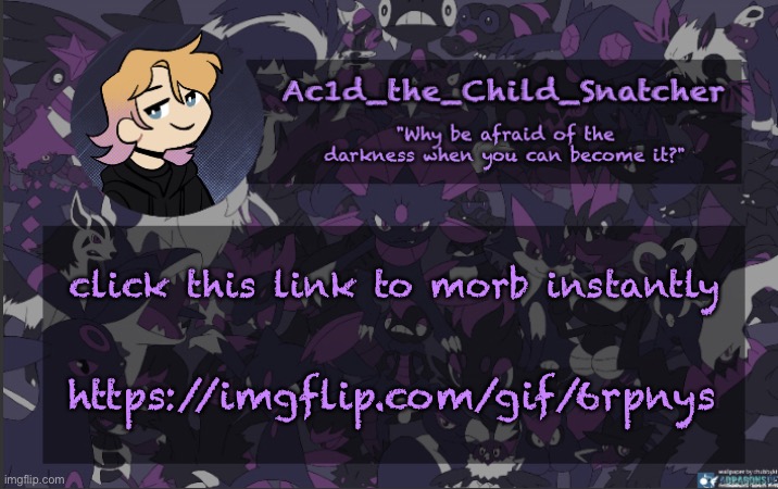 . | click this link to morb instantly; https://imgflip.com/gif/6rpnys | made w/ Imgflip meme maker