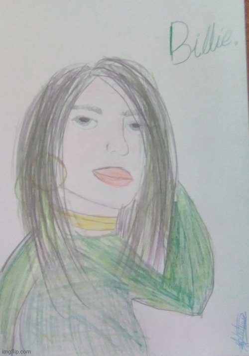 Billie Eilish 2 original sketch by lachiecampbell on DeviantArt