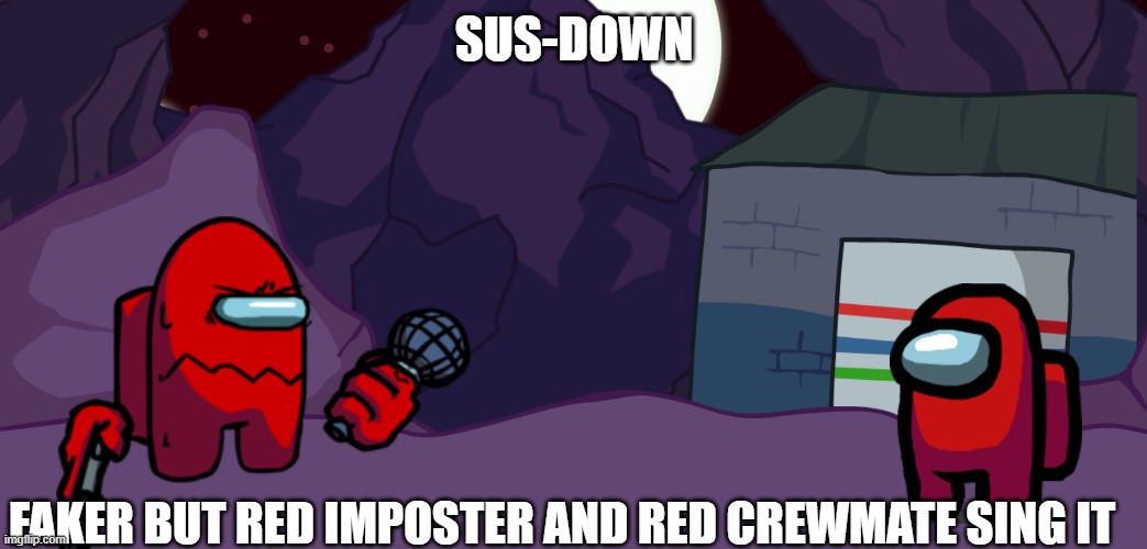 Red is Sus (Meme Template) (Collab) by karorivers on DeviantArt