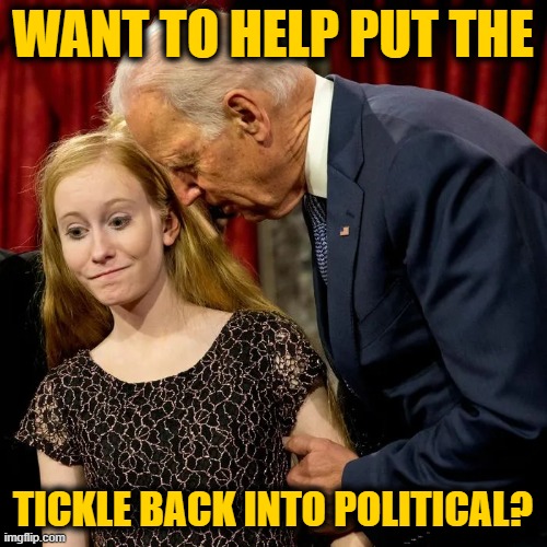 WANT TO HELP PUT THE TICKLE BACK INTO POLITICAL? | made w/ Imgflip meme maker