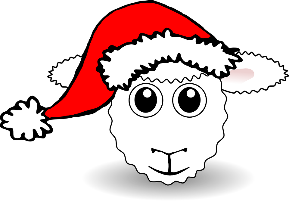 Christmas Sheep Blank Meme Template