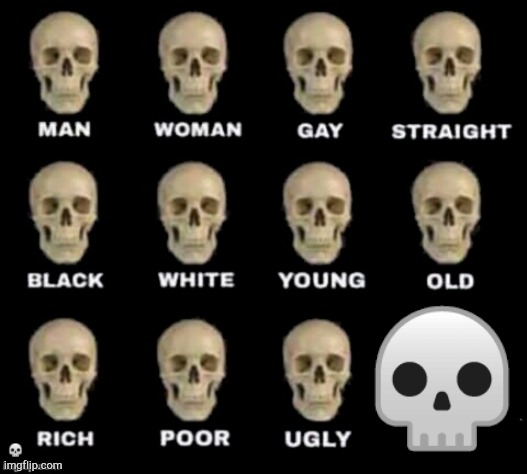 idiot skull | ? ? | image tagged in idiot skull | made w/ Imgflip meme maker