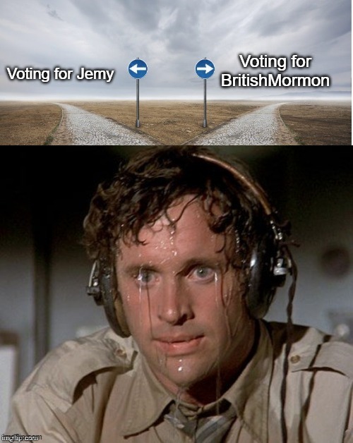 hmm | Voting for BritishMormon; Voting for Jemy | made w/ Imgflip meme maker