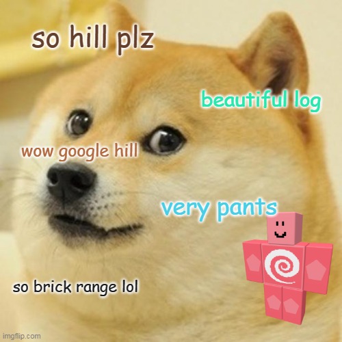 Brick Hill vtechNecklace2 | so hill plz; beautiful log; wow google hill; very pants; so brick range lol | image tagged in doge,brick,luke,psychic,pokemon | made w/ Imgflip meme maker