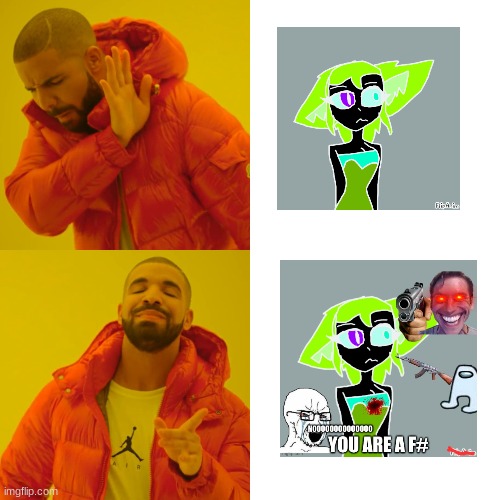 no or yes | image tagged in memes,drake hotline bling | made w/ Imgflip meme maker