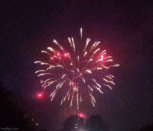 Pic of fireworks I took | made w/ Imgflip meme maker