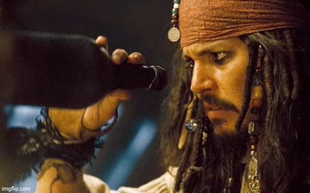 Jack Sparrow Rum Gone | image tagged in jack sparrow rum gone | made w/ Imgflip meme maker