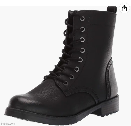 Got these cool combat boots - Imgflip