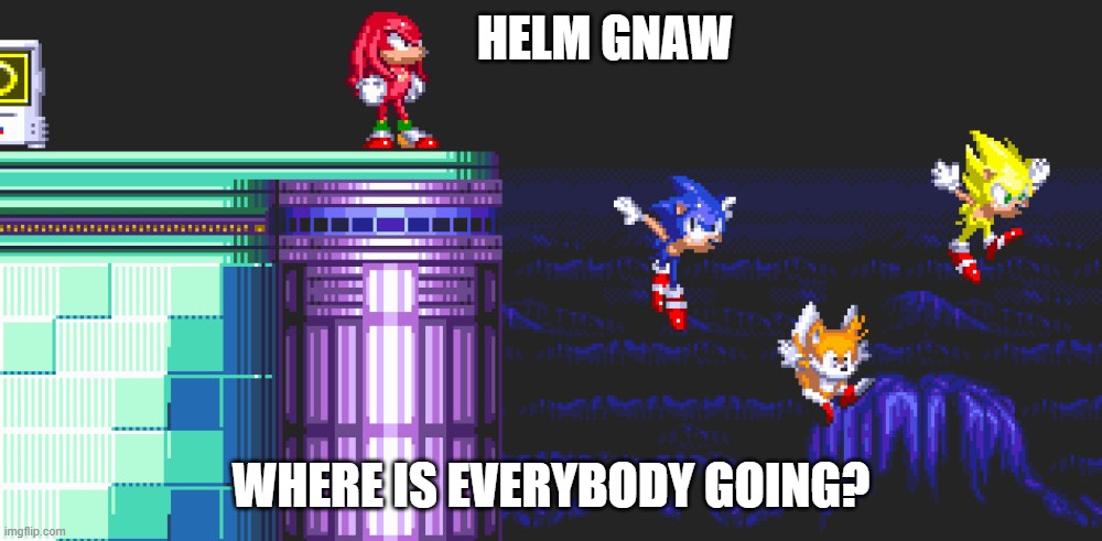 HELM GNAW; WHERE IS EVERYBODY GOING? | made w/ Imgflip meme maker