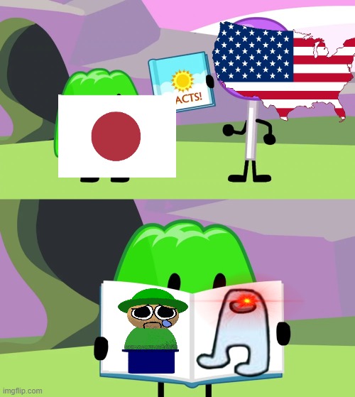 japon le muestra su diario a usa | image tagged in gelatin's book of facts | made w/ Imgflip meme maker