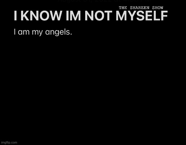 My angels | THE SHAREEN SHOW | image tagged in angels,angelsintheoutfield,victory,mental health,health,quotes | made w/ Imgflip meme maker