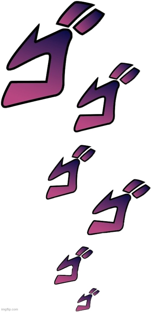 Jojo Menacing | image tagged in jojo menacing | made w/ Imgflip meme maker