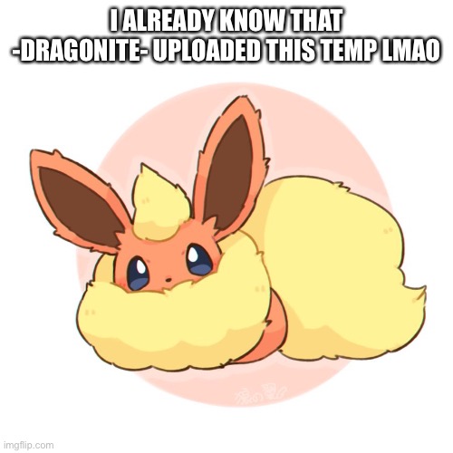 Too much floof | I ALREADY KNOW THAT -DRAGONITE- UPLOADED THIS TEMP LMAO | image tagged in too much floof | made w/ Imgflip meme maker