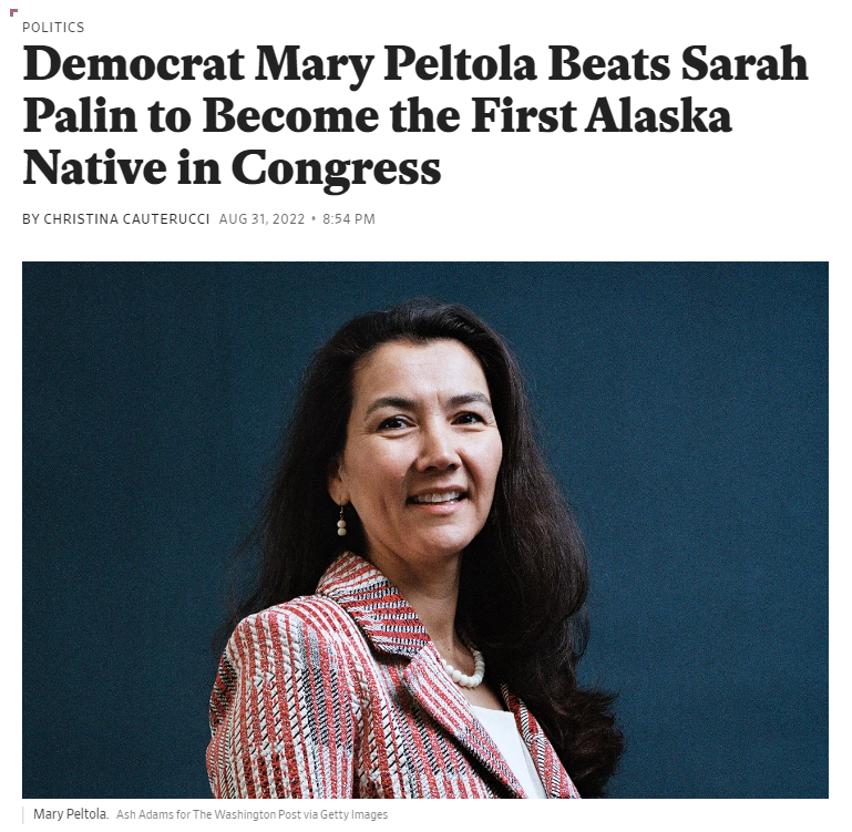 First Alaska Native in Congress Blank Meme Template